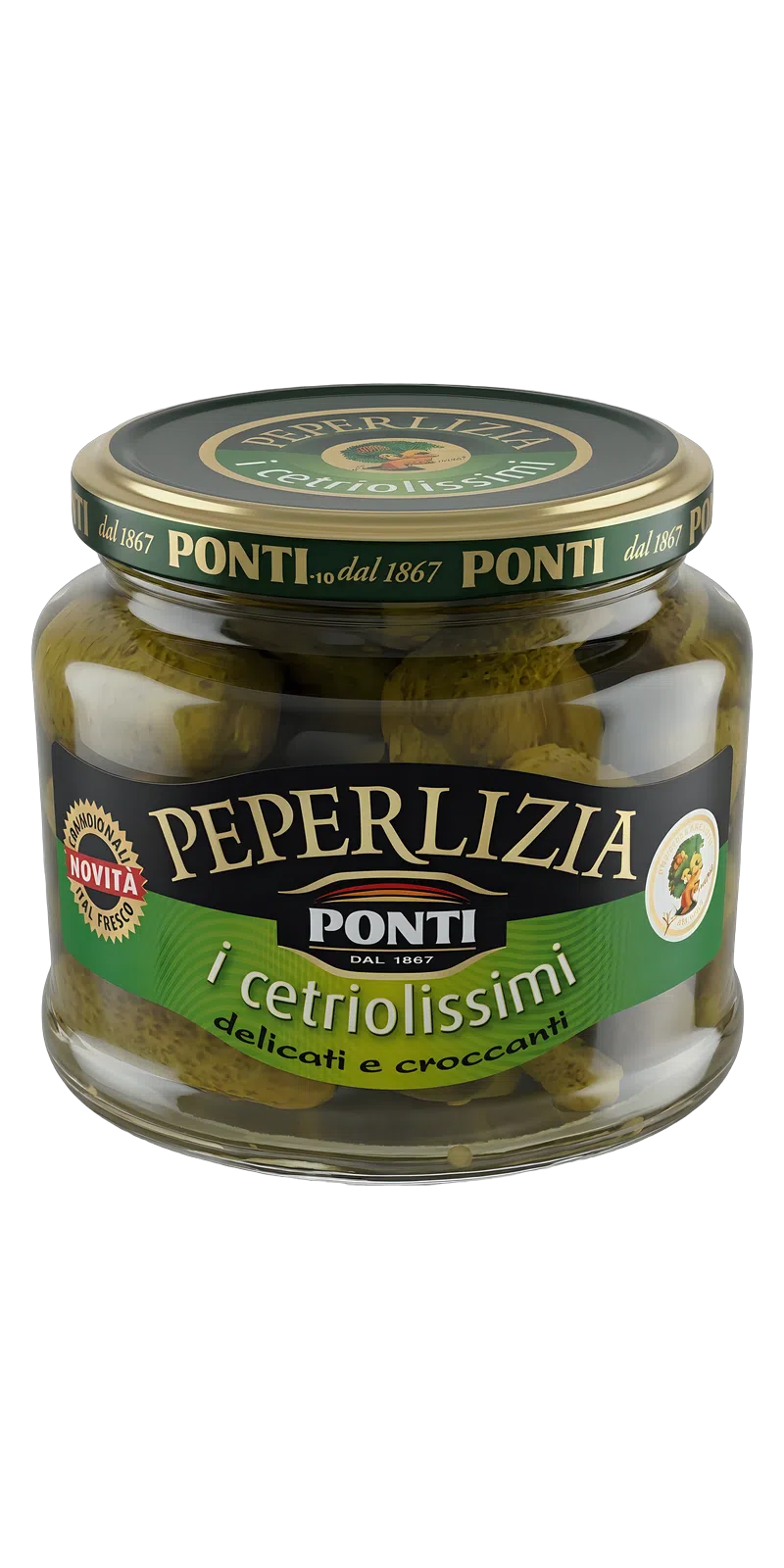 קורנישונים בחומץ ponti